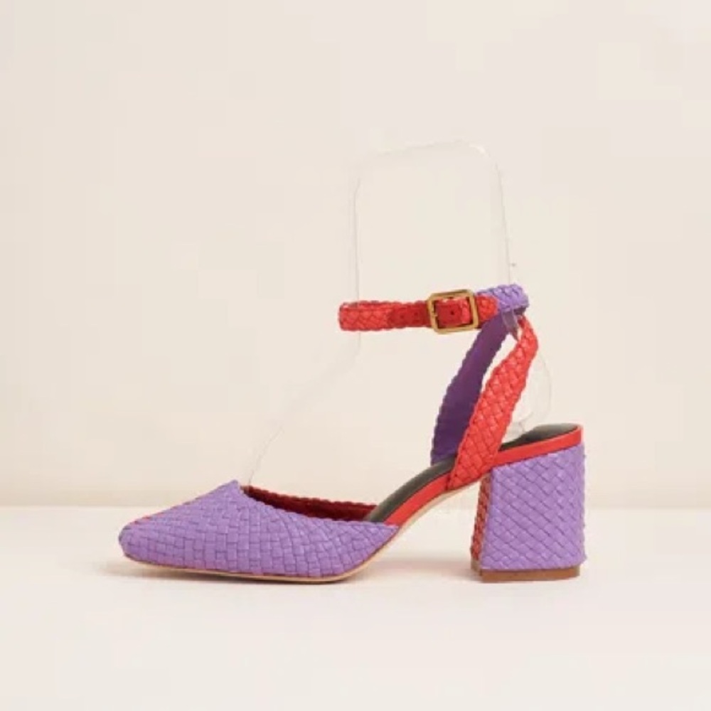 Charlotte Stone Toni tropical block heels